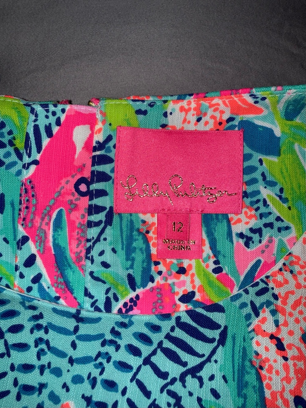 Lilly Pulitzer Mila Shift Dress “Reeflections” - Picture 5 of 7